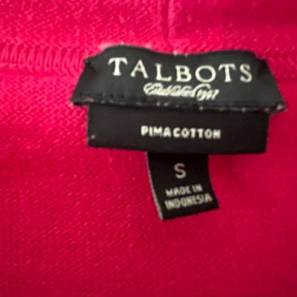 Talbots Hooded Cardigan, Size Small - Picture 4 of 7